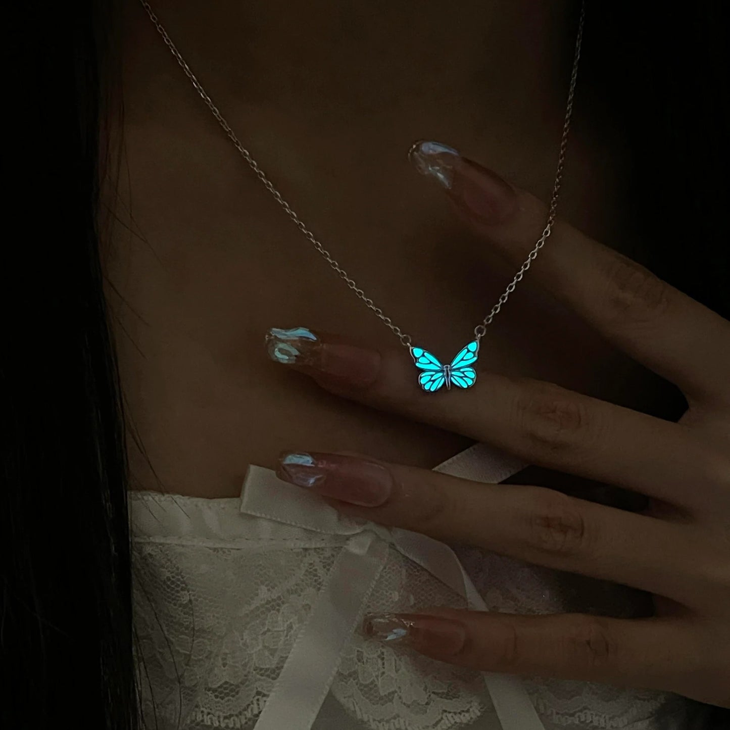Naszyjnik Dream Blue Butterfly