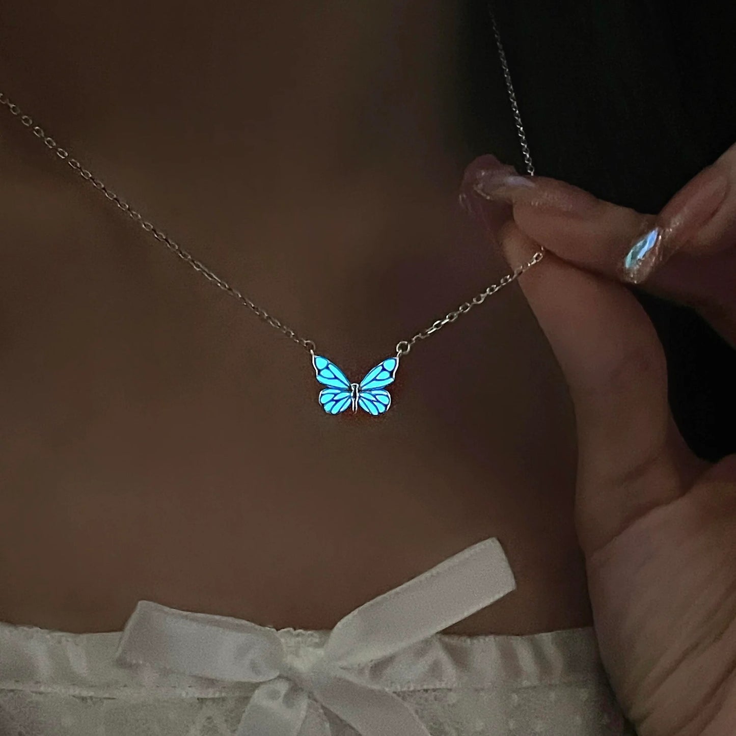 Naszyjnik Dream Blue Butterfly