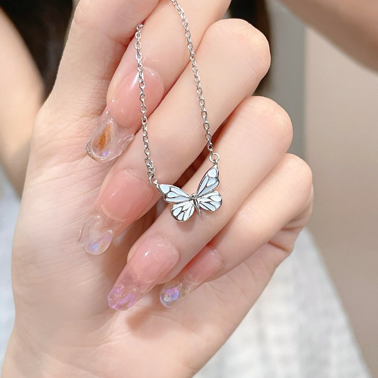 Naszyjnik Dream Blue Butterfly