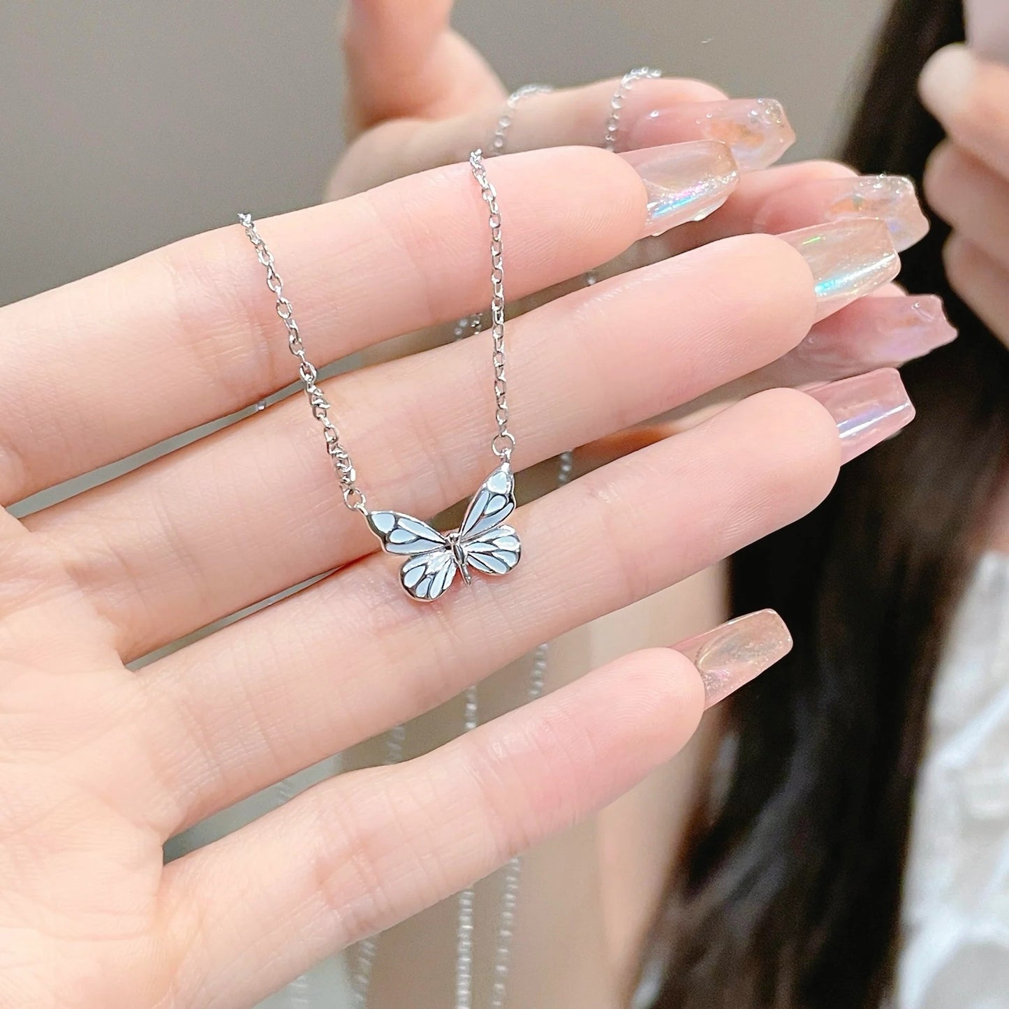 Naszyjnik Dream Blue Butterfly