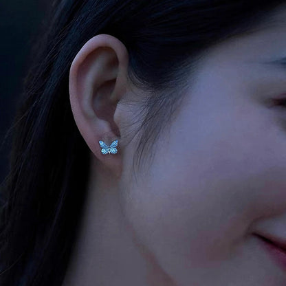Kolczyki Dream Blue Butterfly
